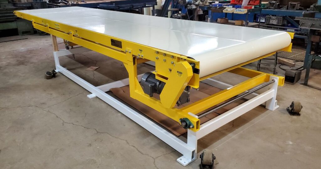 Momentum integrated solutions custom built conveyor belt
